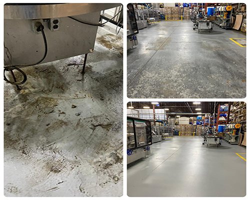 Before and After Warehouse2 Cleaning Image Freedom Can Services